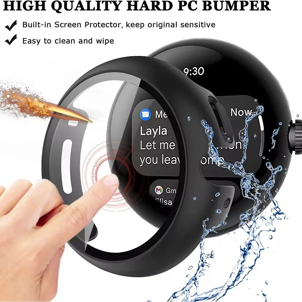 All-Around Tempered Glass & Hard PC Bumper Protector