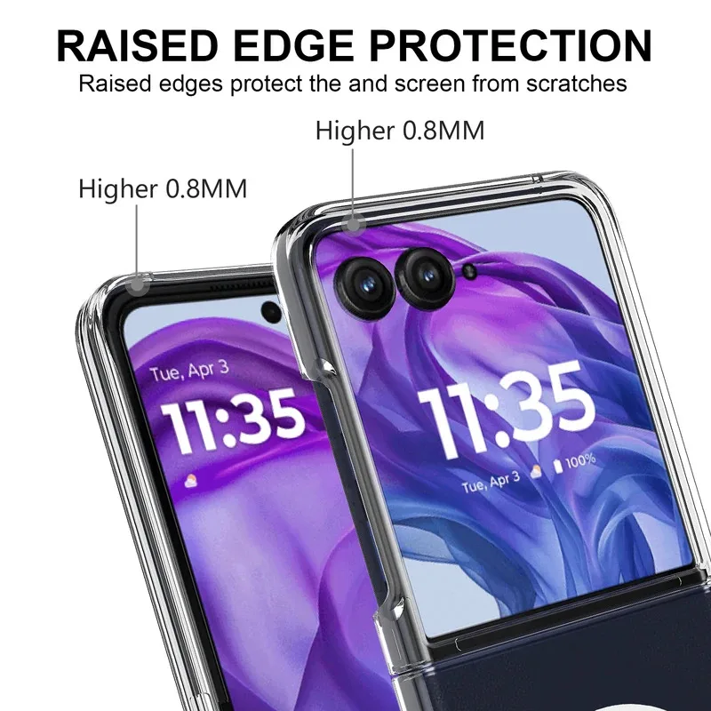 ELVEV Magnetic Anti-Fingerprint Phone Case with Soft TPU and PC Protection