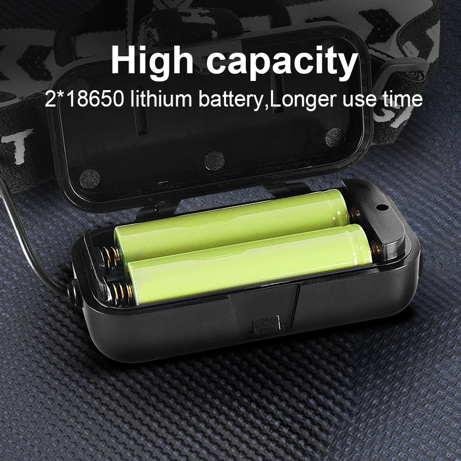 9800000LM 초강력 헤드램프 4000M 고출력 LED 헤드라이트 USB 충전식 헤드 플래시라이트 형광등 낚시용