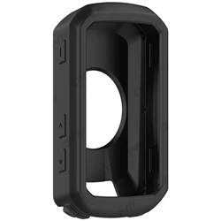Silicone Protective Case Cover for Bicycle Computer - Anti - Collision Bumper Shell Accessories (Black)