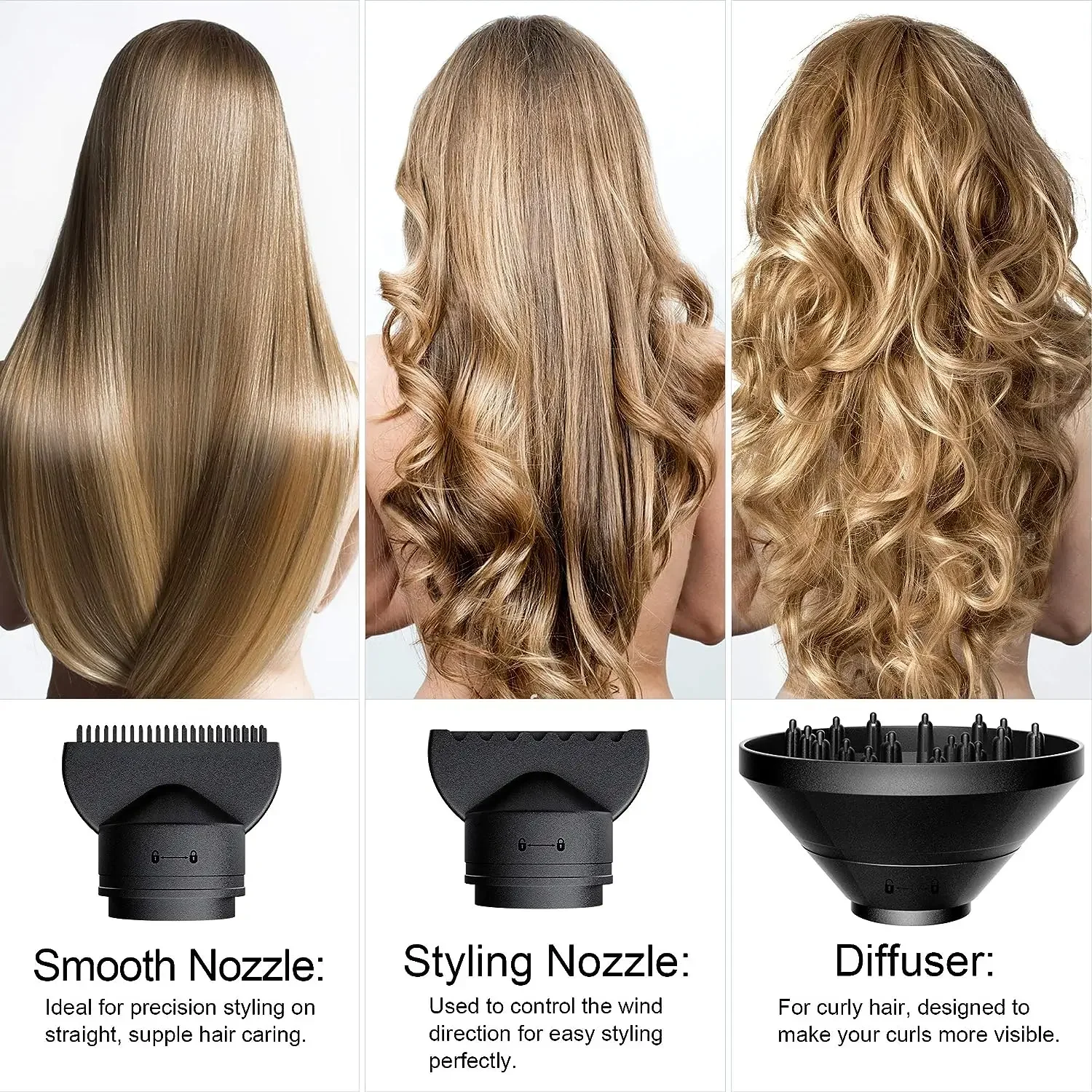 2000W Anion High-Speed Hair Dryers Styling Electric Turbine Safety Low Noise Quick Drying Cold Hot Wind Suitable For Home Salons 4