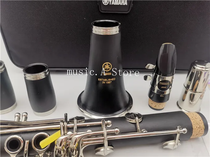

Кларнет YCL- 650 bakelite17 Keys B, плоский музыкальный инструмент с чехлом, мундштук, аксессуары