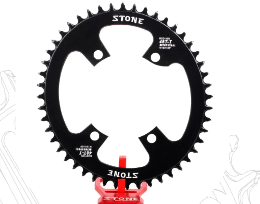 

Oval BCD110 Single chainring Chain wheel Narrow wide 1x System 4 bolts for Shi mano 105 R7000 UT R8000 DA R9100 Crank