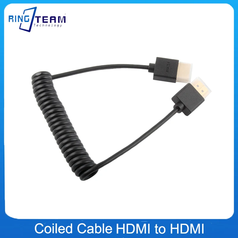 Cavo Hdmi Hdmi A Hdmi 2.0 Cavo 4K Per Proiettore Xiaomi Nintend Switch Ps4 Televisione Tvbox Xbox 360 Cavo A Spirale Hdmi
