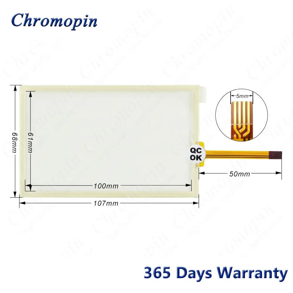 Plastic Cover Case Housing Shell for TK6050IP TK6051IP + Touch Sreen Panel + Protective Film Power Terminal Mounting Clip