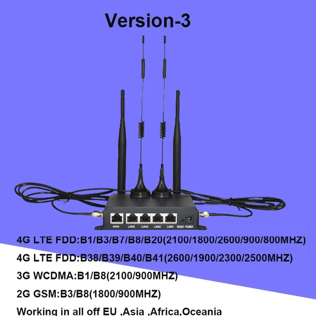 thumbnail image 1 of Enrutador de tarjeta SIM 4G KuWFi, enrutador WIFI inalámbrico, punto de acceso LTE 2,4G, compatible con VPN, DDNS, adaptador de red de punto de acceso para cámara IP, 1 of 5