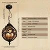 European Outdoor Waterproof Pendant Lights Retro Balcony Corridor Aisle Grape Frame Chandeliers Loft Restaurant Lamps Fixture 6