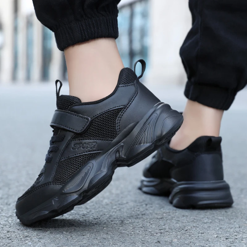 Summer Children Sneaker Boys Casual Shoes Black Breathable Student Running Shoes Fashion Kids Girls Outdoor Sport Tennis Best Sellers In Shoes
