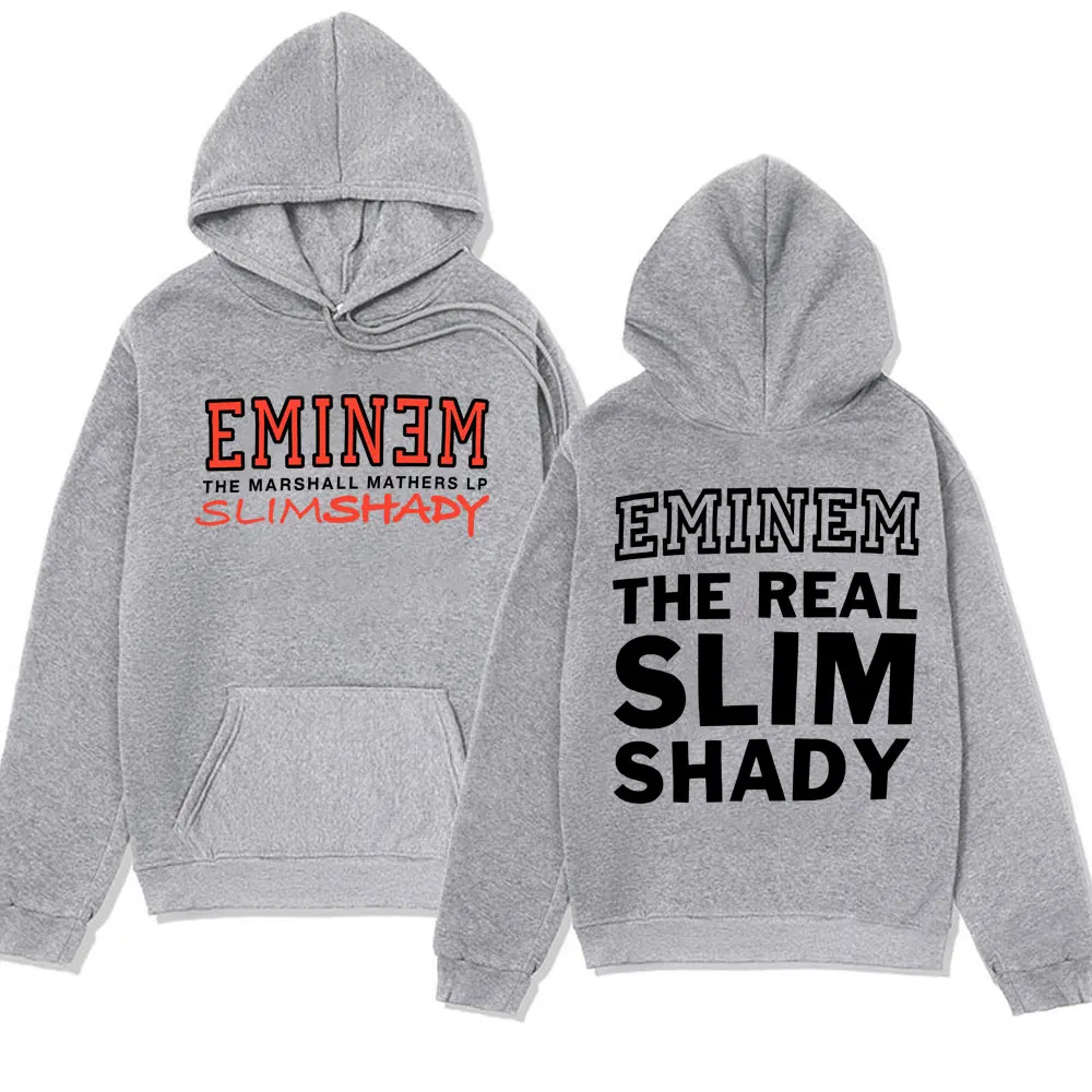 Rapper Eminem Music Album Hoodies World Tour Gift for Fan Graphic Hoodie Men Women's Fashion Hip Hop Style Oversized Sweatshirts