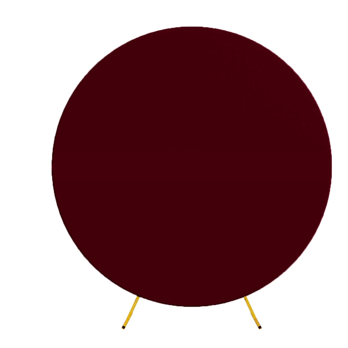 Elegant Round Backdrop Cover for Events – Versatile Elastic Photo Background Decor (Without Stand)