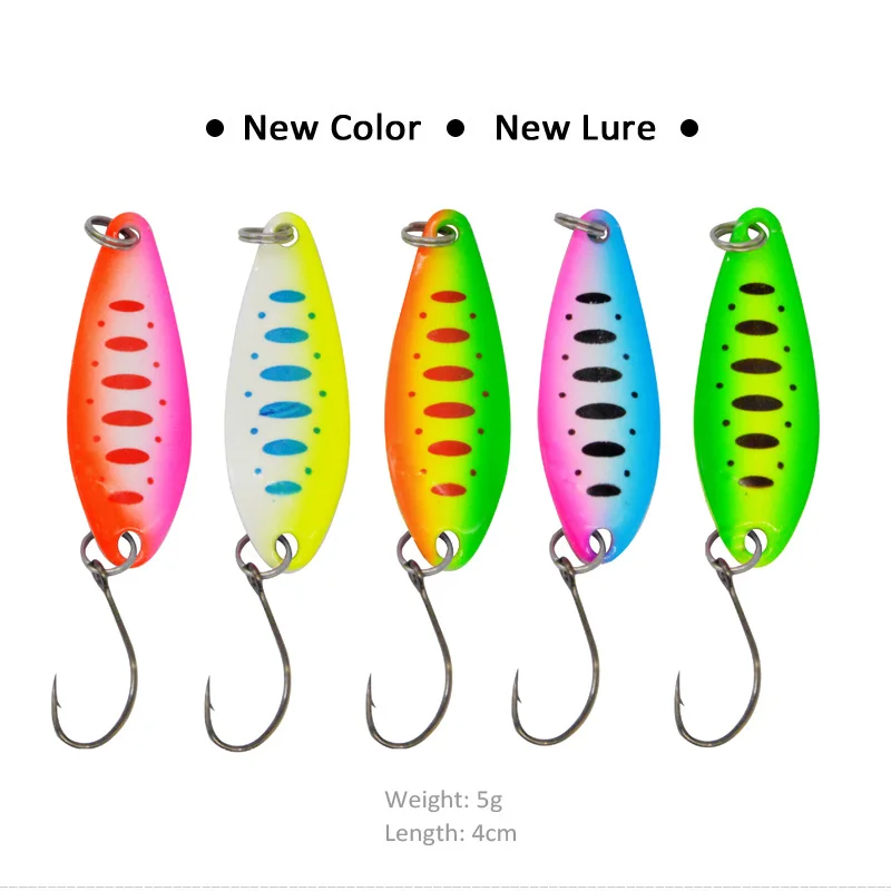 5Pcs/6Pcs 3.5g 5g Metal Spoon Fishing Lures Trout Hard Bait Sequins Spinner with | eBay 5Pcs/6Pcs 3.5g 5g Metal Spoon Fishing Lures Trout Hard Bait Sequins Spinner with | eBay