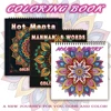 30 Sheets Adult Spiral Colouring Book, 8.3x 8.3 inches 100gsm Thick Paper, Perfect for Back to School Gifts, Halloween Gifts 1