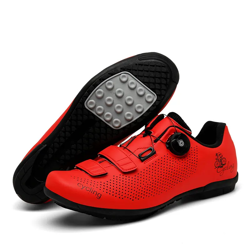Cycling Shoes New Non-Locking Bicycle Sneakers Racing Road Cycling Shoes Breathable Men Professional Outdoor Athletic Sports Bike Shoes