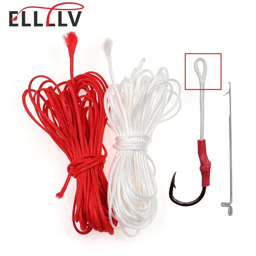 Elllv 5M 16 Fili Pe Linea Intrecciata Forte Nucleo Cavo Corda Di Assistenza Per Legare Gancio Jigging Acqua Salata/Pesca Subacquea