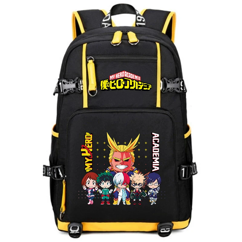 My Hero Academia Graphic Bookbag Large Capacity Durable Student Backpack for Elementary Middle School Daily Use 1