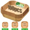 Air Fryer Baking Paper Square Air Fryer Parchment Paper Liners for Ninja/Cosori/Instant Pot 3-12L Airfryer Kitchen Accessories