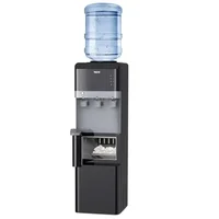 Ice Maker Water Dispenser 27LBS Daily Output Hot Cold Water Supply Child Safety Lock 3-in-1 Functionality Efficient Compressor 1