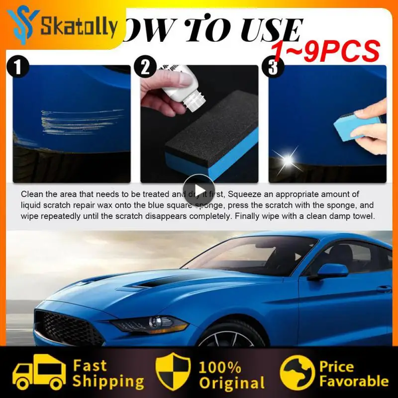 

1~9PCS 30ml Liquid Scratch Repair Wax Liquid Car Polishing Agent Anti-Scratch Hydrophobic Car Scratch Remover