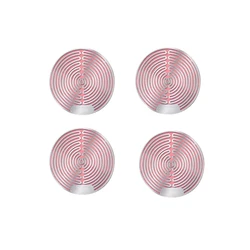 Enhanced Anti - Radiation EMF Protection Sticker (4 Silver)