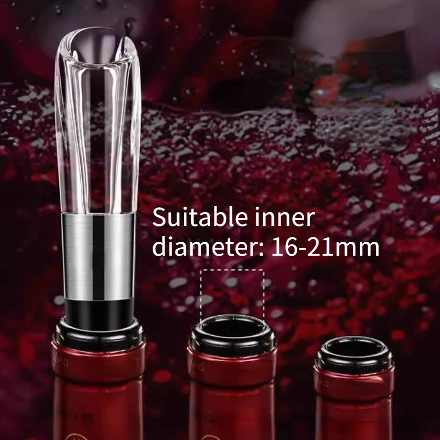 1/2 Pss Magic Wine Decanter Aerator Pourer Spout Quick Aerating Tool Pump Filter