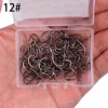 100pcs/Box Japan Izu Fish Hook High Carbon Steel Barbed In Fly Fishing Hook Worm Pond Fishing Bait Hooks 5