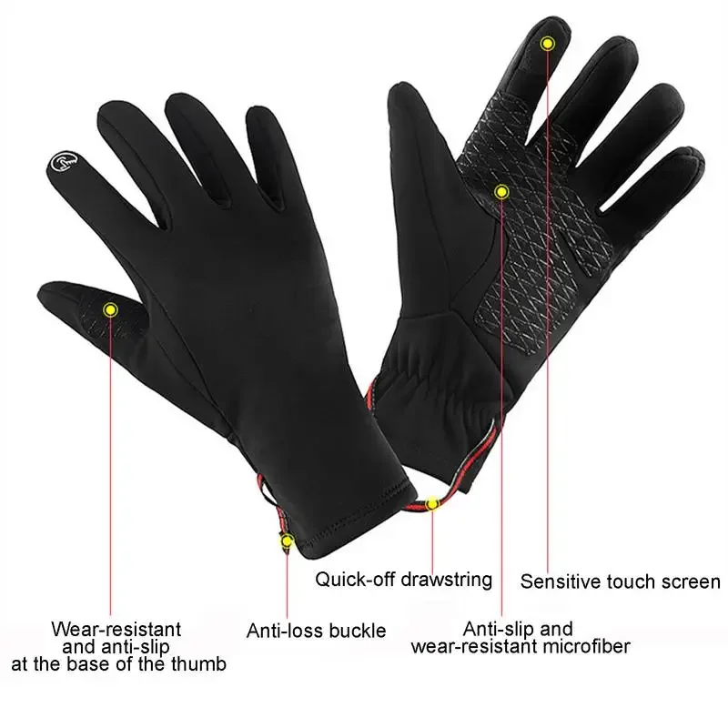 Winter Heated Gloves For Women Waterproof USB Heating Electric Gloves Anti Slip Screen Touchable Outdoor Skiing Cycling Sports - 3