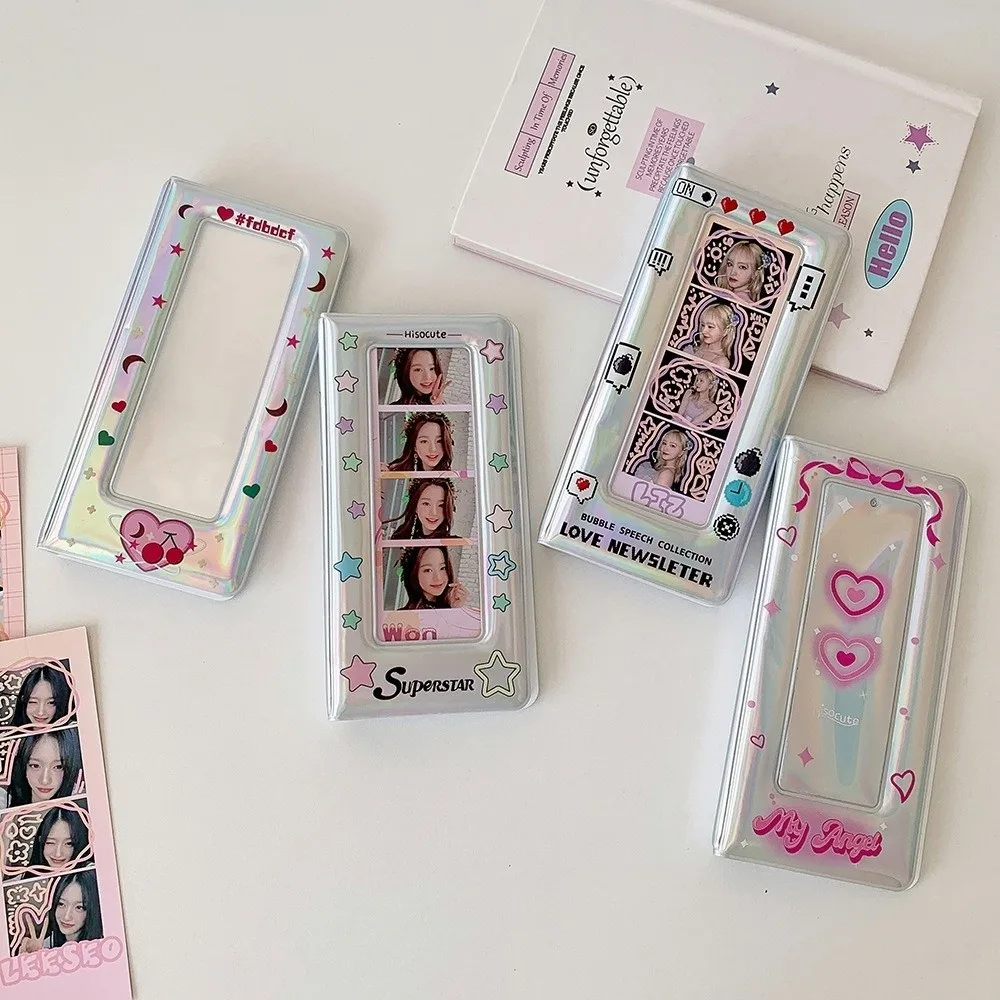 PVC Star Chasing Photo Album Heart Idol Card Case