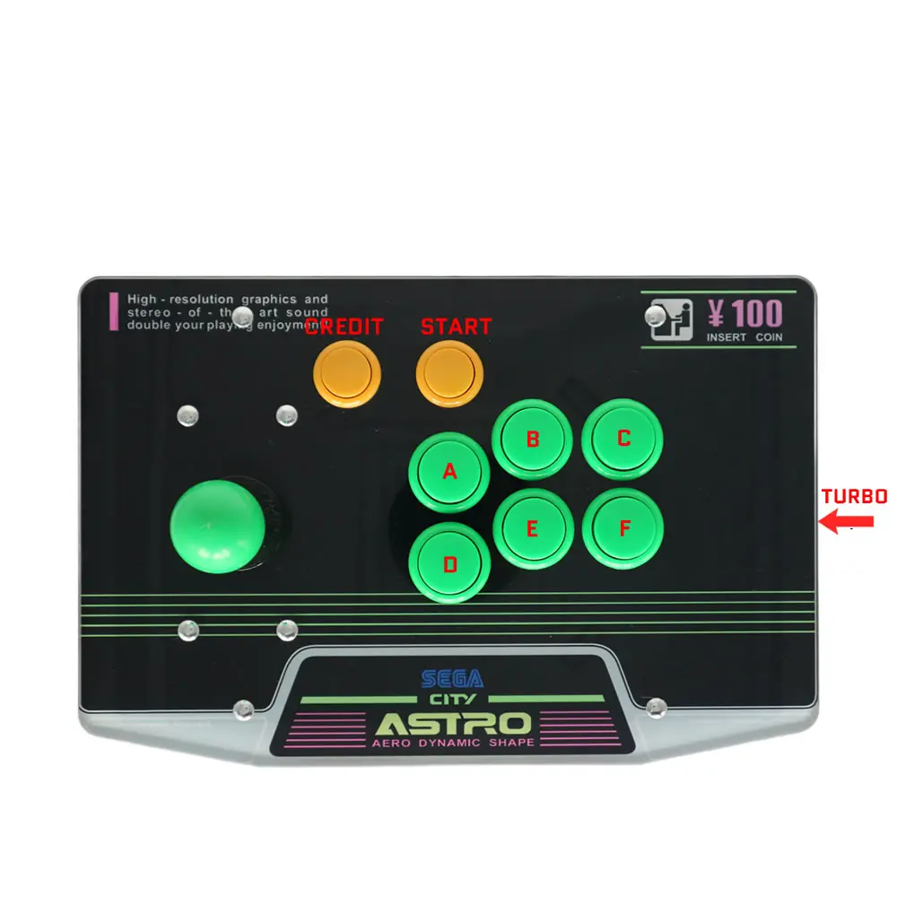 アストロシティ-アーケードジョイスティックコントローラー,ミニ