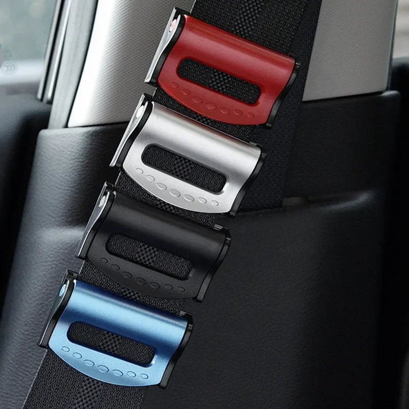 Seat Belt Clip Seat Belt Adjuster Seat Belt Stopper Car Seat Belt Accessory 2pcs Universal Car Seat Belts Clips Safety Adjustable Auto Stopper Buckle Plastic Clip