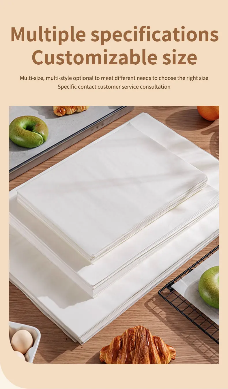 50/100pcs Non-Stick Silicone Baking Paper – Square & Rectangular Greaseproof Sheets... - SKU NSBP2027 - UGI Packaging