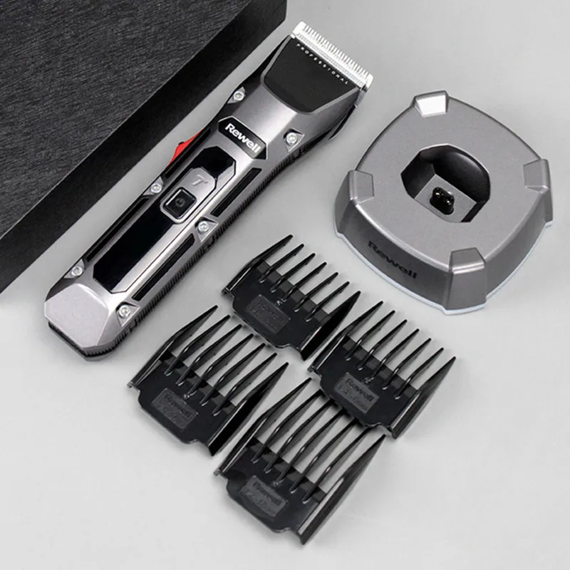 

F28 Adult LCD Display 12W High-power Professional Hair Clipper Hair Trimmer for Hair Salon Intelligent LCD Barber Machine
