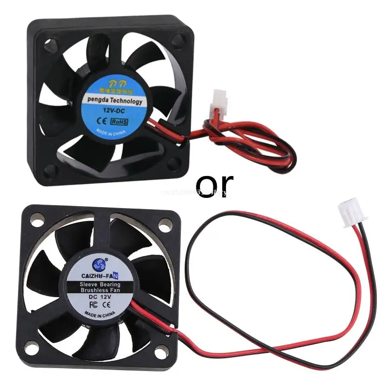 

High Speed Fan for 3D Printer DC Hot End Extruder 5015 Radial Blower 12V 24V 5V Dropship