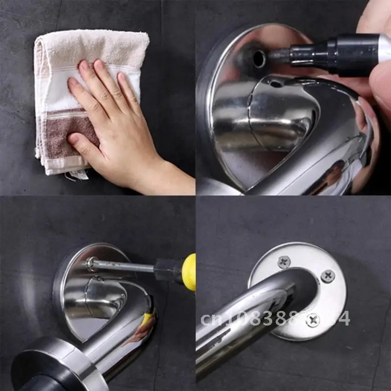 Description Picture 2 of itemSafety Rail Stainless Steel Grab Bar Non-slip Bathroom Handrail Toilet Shower Bathtub Support Balance Handrail Grab Bar