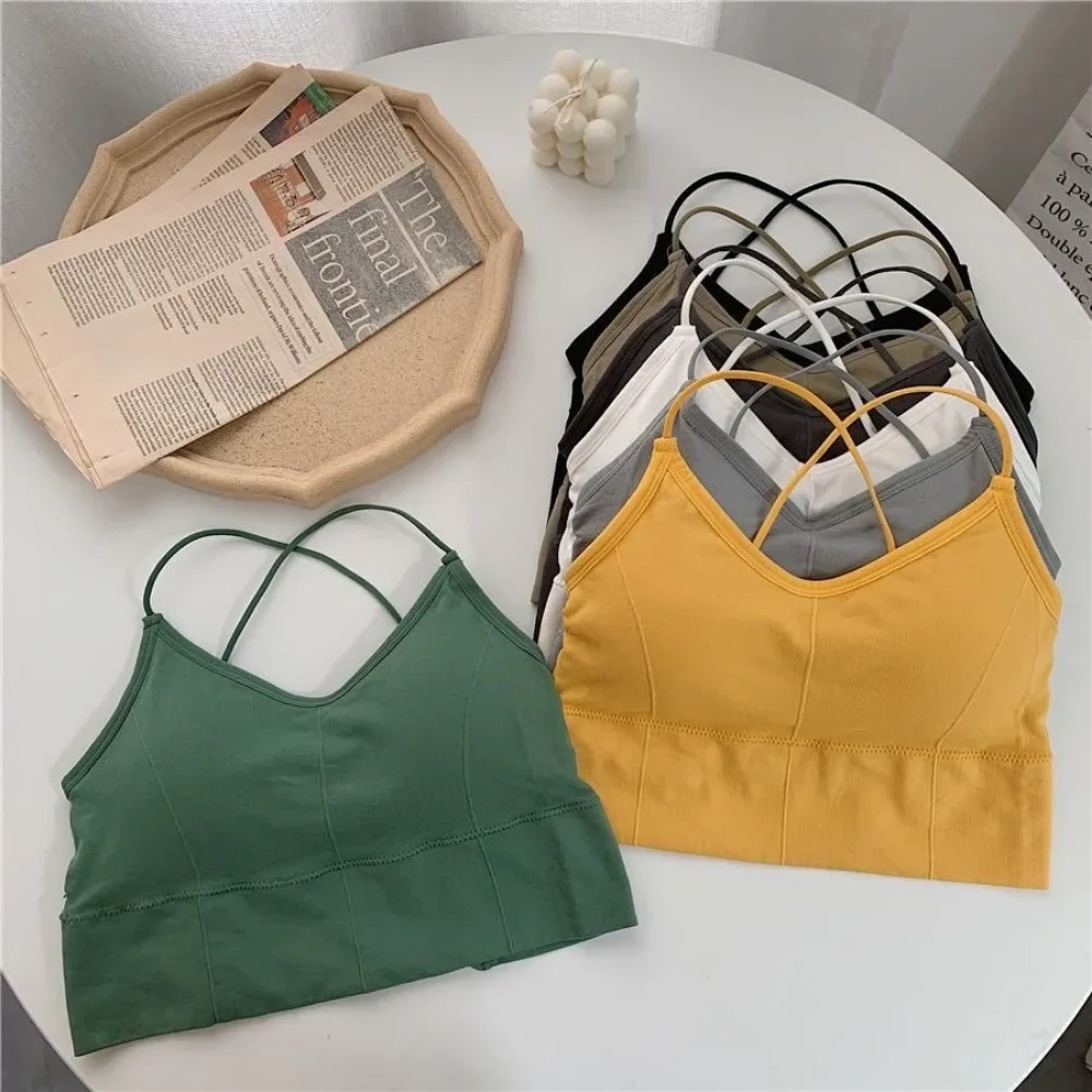 Women Cross Strap Sports Bra Top Women Push Up Sport Bra Yoga Gym Crop Top Brassiere Fitness Top Sport Bra Breathable 가터벨트