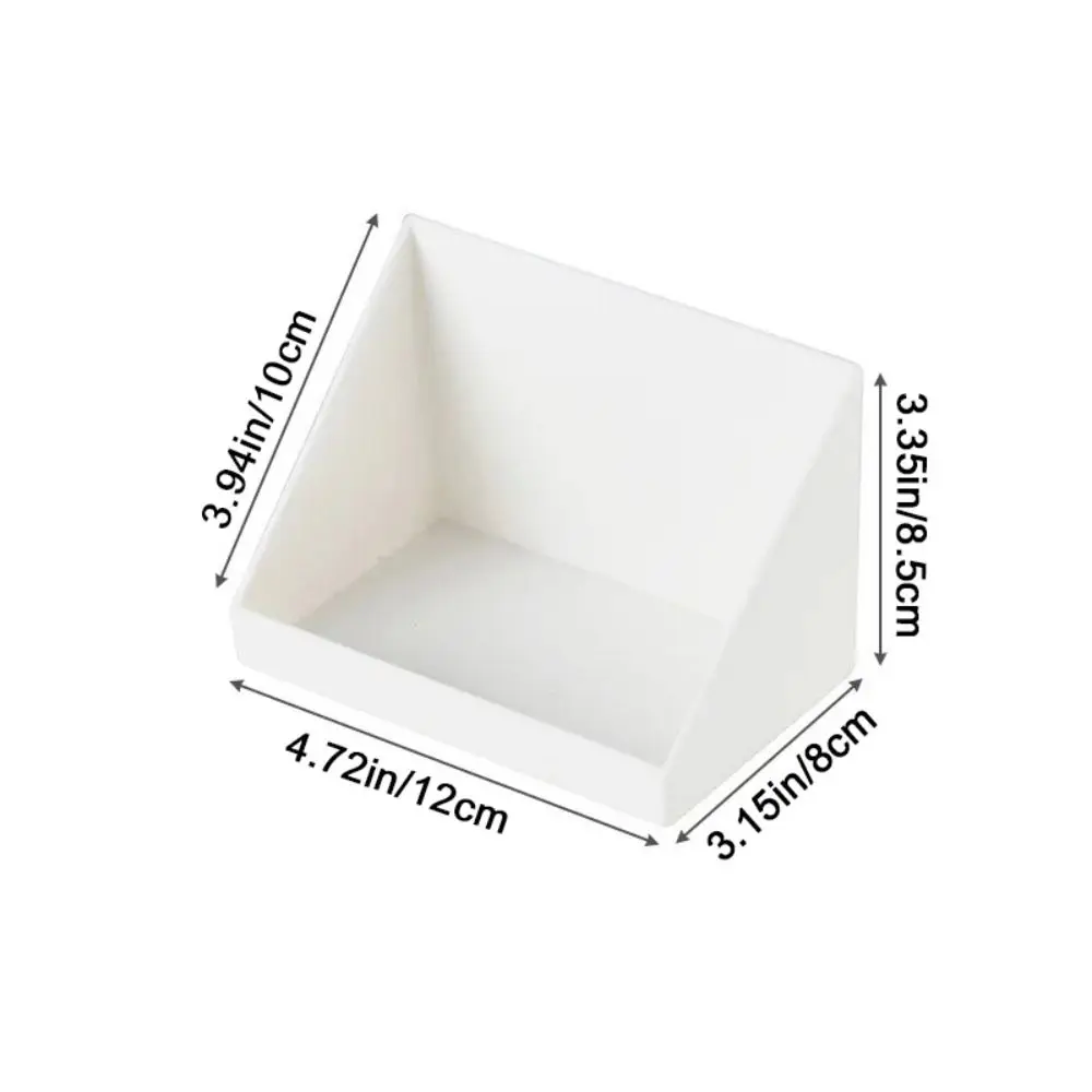 Wall Mounted Storage Rack Bathroom Kitchen Sundries Organizer Holder Cosmetics Storage Tray Makeup Organizer Self Adhesive Shelf 6