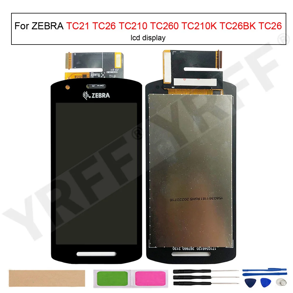 

LCD Display Touch Screen Digitizer Assembly For ZEBRA TC21 TC26 TC210K TC210 TC260 ,LCD Screen Replacement Parts