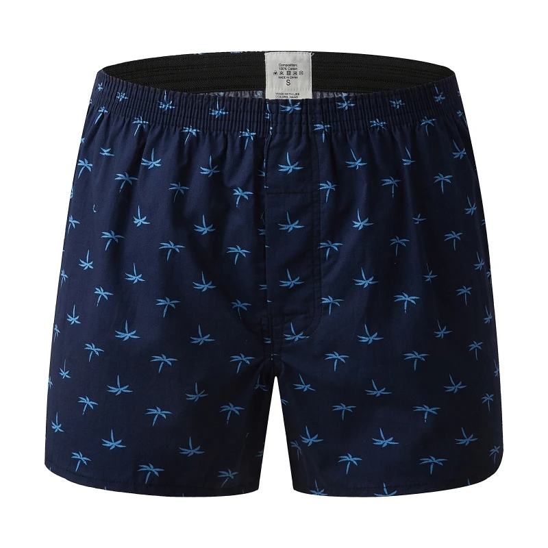 3PCS Fashion Underpants Men Boxers Shorts Cotton Panties Seamless Underwear Print Comfort Briefs Casual Loose Panties Male Boxer