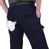 Outdoor Wear-resistant Hiking Pants Men Tactical Black Pants Men Combat Training Pants Straight Trousers Cargo Working Pant Man
