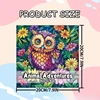 Animal Adventures Coloring Book Cute Line Art and Wildlife Illustrations Relaxing Adult Picture Book for Creative Coloring 4