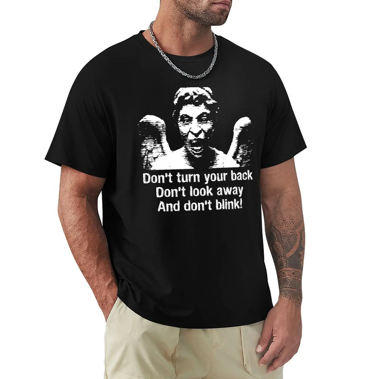 

Weeping Angel, Don't Blink... T-shirt summer clothes animal prinfor boys blanks sports fans Men's t-shirts