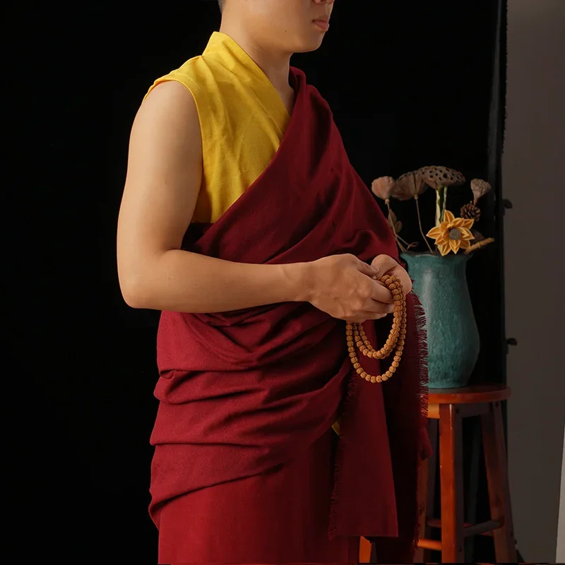 Lama monk's clothes, cashmere drape, thin and breathable in summer, Tibetan Buddhist monks, Tibetan monks