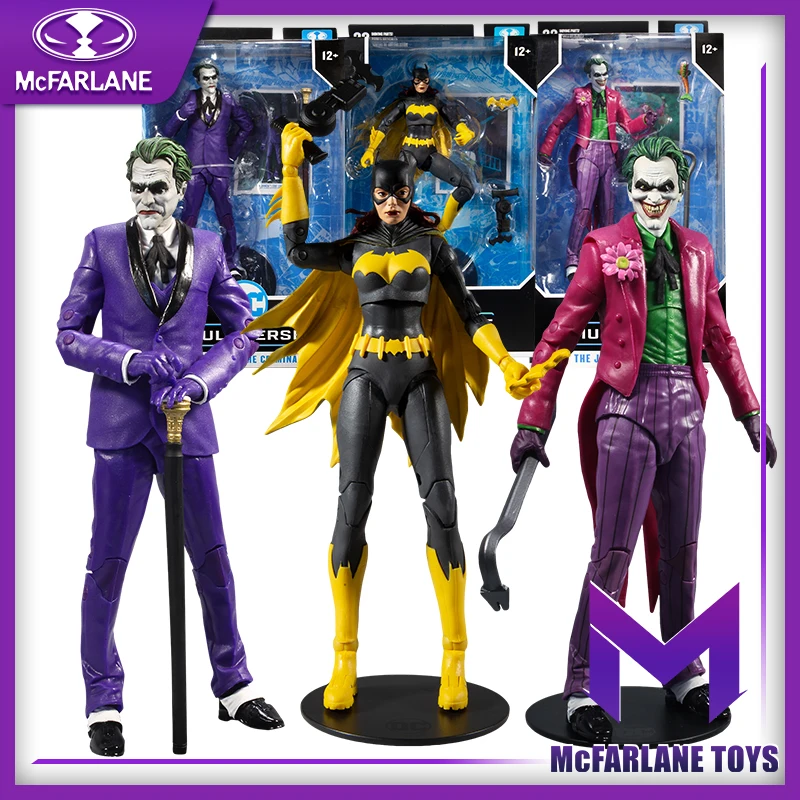 Mcfarlane Toys 3 Joker Comic Book Series Batgirl The Joker Of Exercage Classic Crime Joker Dc Multitverse 7 ''Action Figure