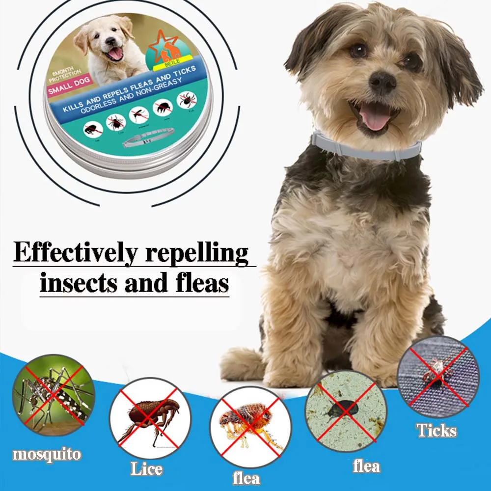 

Anti Flea Collar Extendable Dogs Cat Pet Flea Collar Anti-parasite Collar Anti-Flea Ticks Big Dog Puppy Collar Pet Accessories