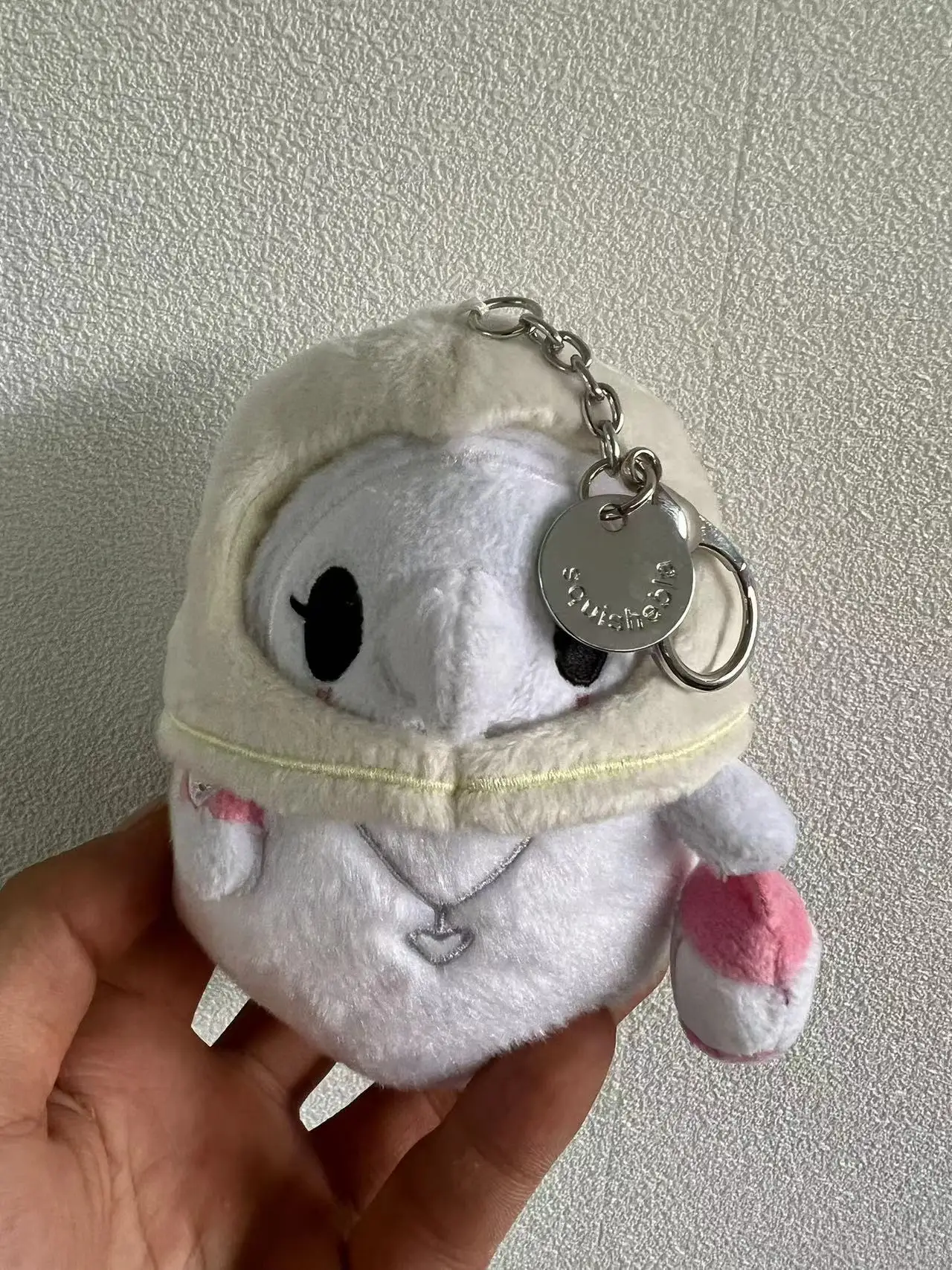 Wholesale 20pcs/lot High Quality 12cm  Animal crow Bird Beak Doctor Plush Toy Keyring Small Pedants Key Chain Gifts 2