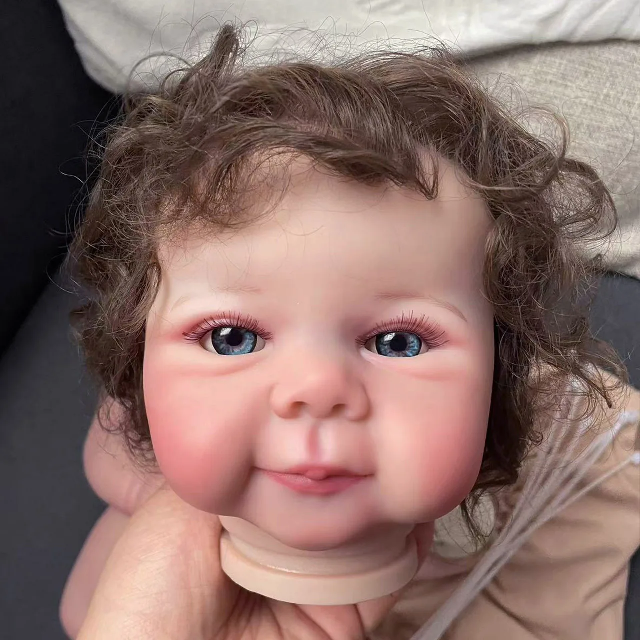 19'' Juliette Reborn-Puppenbausätze, lebensechte, mehrlagige, malende Puppenteile mit sichtbaren Adern, Handwurzelhaar – Detail 1