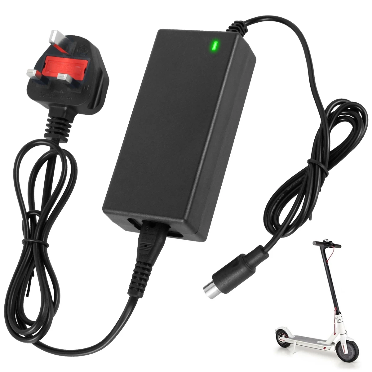 Electric Scooter Charger 42V 2A Lithium Battery Charger Adapter for
