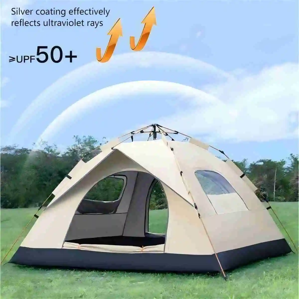 Automatic Quick-opening Tent Outdoor Self-driving Travel Camping Tent Automatic Quick-open Rainproof Sunshine-proof camping tent