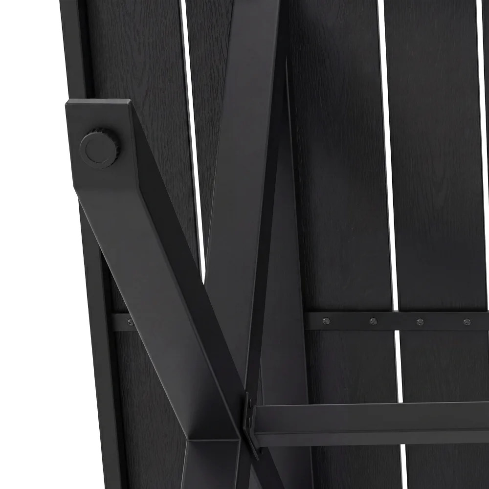 PINGGO Modernes Outdoor-Sofa-Set für mehrere Personen mit Schmiedeeisenrahmen, geflochtenen Armlehnen und Sitzkissen für den Freizeitbereich – Detail 18