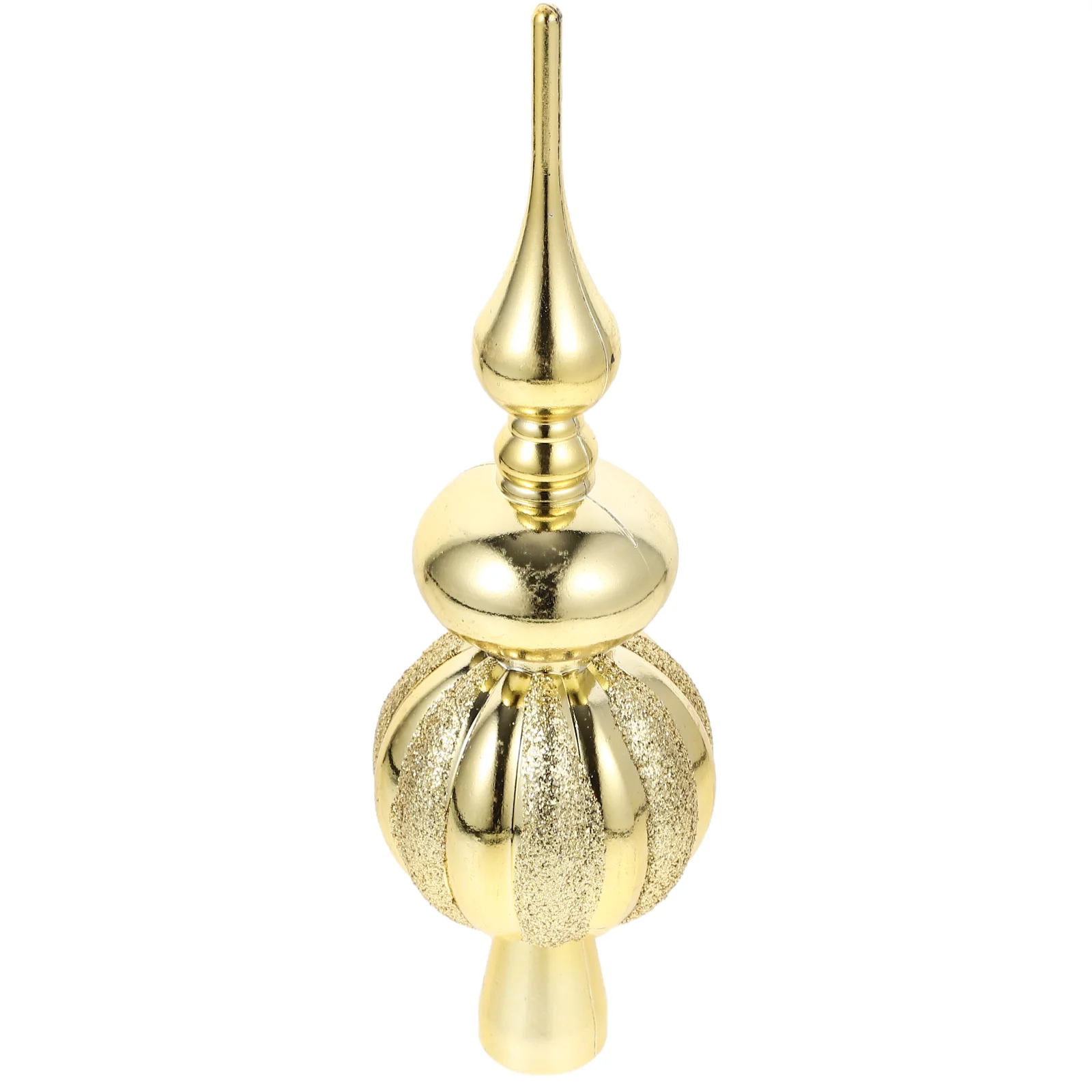 

Party Supplies Christmas Tree Top Star Plastic Electroplated Gourd Decoration Props Flagpole Decorations