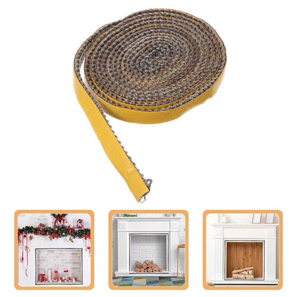 

Fireplace Wood Stove Replacement Gasket Burner Rope Door Seal for Insert Flat Parts